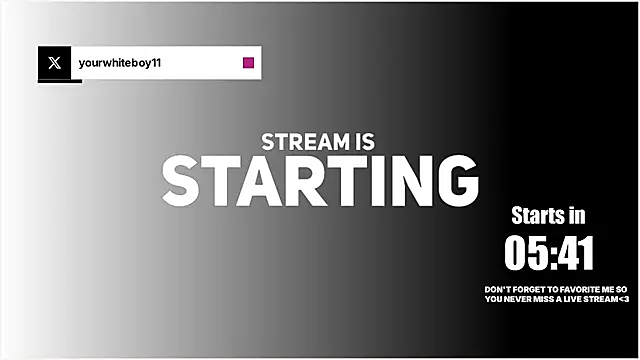 yourwhiteboy1 online show from March 3, 2:07 am