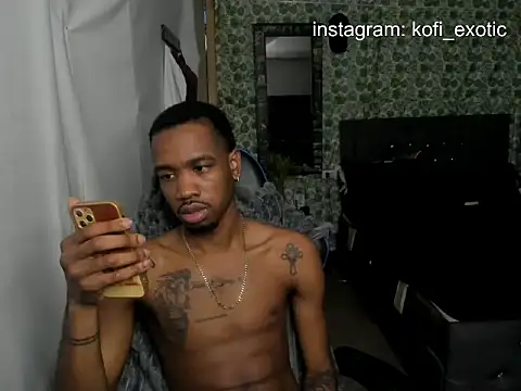 Snapshot of Kofi_exotic_2 chatting on February 9, 9:46 pm Kofi exotic 2 online show from February 9, 9:46 pm