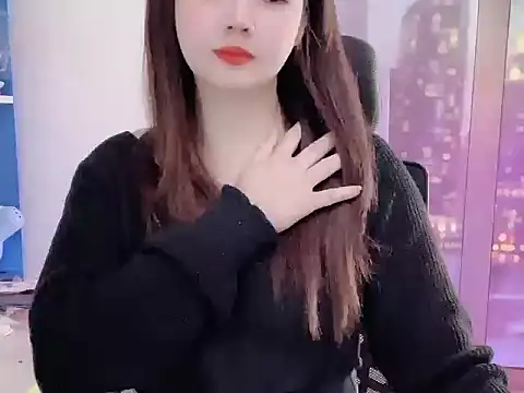 Snapshot of XiaBunny chatting on February 2, 7:02 pm XiaBunny online show from February 2, 7:02 pm