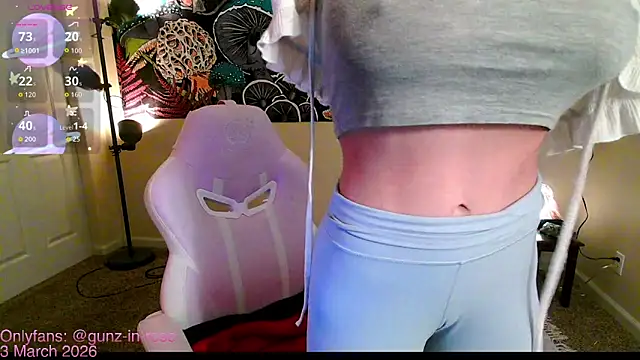 gunzinrose online show from March 3, 3:19 pm