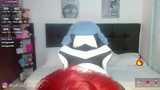 Madison Rossee online show from March 12, 9:08 pm