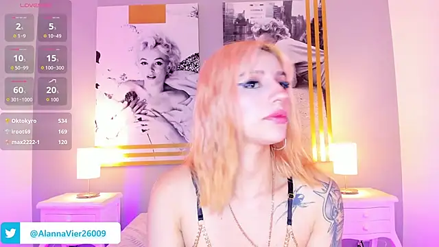 Snapshot of AlannaViera chatting on July 10, 3:34 pm AlannaViera online show from July 10, 3:34 pm