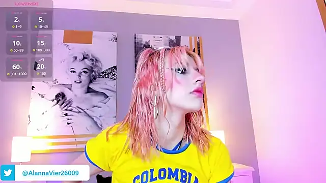 Snapshot of AlannaViera chatting on July 3, 11:50 am AlannaViera online show from July 3, 11:50 am