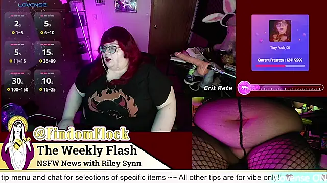 RileySynn online show from August 8, 3:35 am