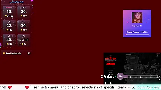 RileySynn online show from July 12, 6:09 pm