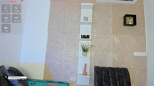 RebecaBlack  online show from March 25, 6:07 pm