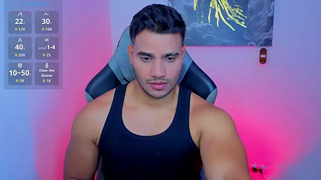 Snapshot of AndresRodriguez1 chatting on June 17, 12:21 am AndresRodriguez1 online show from June 17, 12:21 am