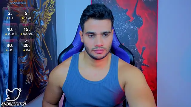 Snapshot of AndresRodriguez1 chatting on July 8, 1:45 pm AndresRodriguez1 online show from July 8, 1:45 pm