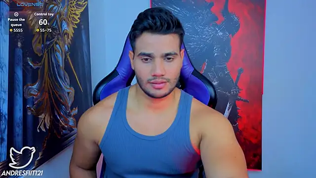 Snapshot of AndresRodriguez1 chatting on July 8, 1:41 am AndresRodriguez1 online show from July 8, 1:41 am