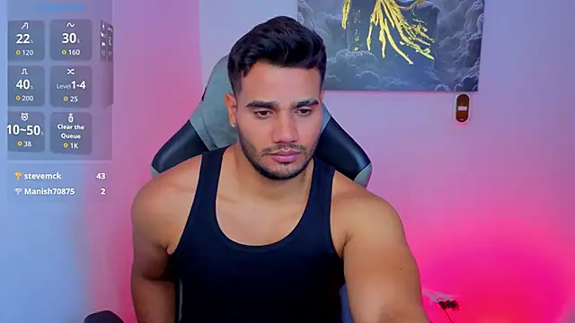 Snapshot of AndresRodriguez1 chatting on June 10, 1:18 am AndresRodriguez1 online show from June 10, 1:18 am