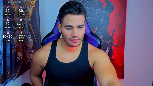 Snapshot of AndresRodriguez1 chatting on July 3, 2:18 am AndresRodriguez1 online show from July 3, 2:18 am