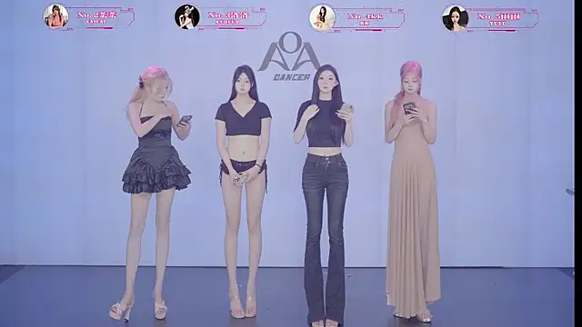 Snapshot of __AOA__ chatting on June 28, 8:48 pm AOA online show from June 28, 8:48 pm