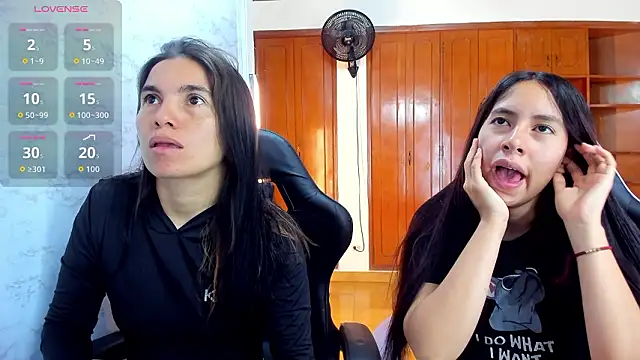 Snapshot of Emily_and_Soffy chatting on February 21, 1:02 pm Emily and Soffy online show from February 21, 1:02 pm