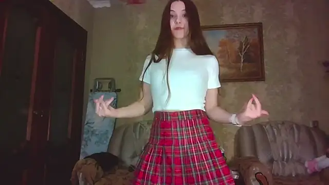 Snapshot of YuniNeko chatting on February 12, 2:06 pm YuniNeko online show from February 12, 2:06 pm