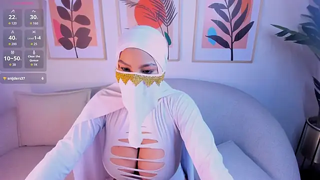 Snapshot of salmma_habibi chatting on February 21, 4:09 pm salmma habibi online show from February 21, 4:09 pm