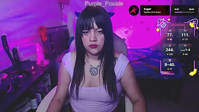 Purple-Pookiee online show from March 4, 4:31 am
