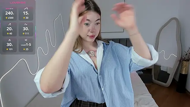 Snapshot of DreamLiza chatting on February 23, 4:25 am DreamLiza online show from February 23, 4:25 am