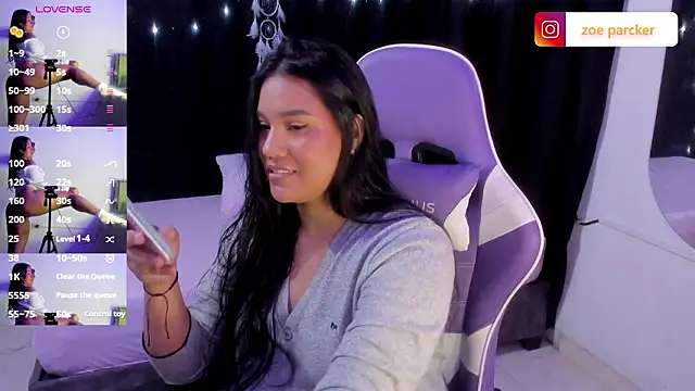 ZoeParcker online show from March 9, 7:28 pm