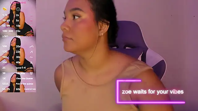 ZoeParcker online show from February 24, 7:15 pm