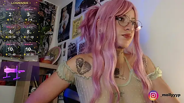 Snapshot of Mollyyp chatting on February 28, 2:44 am Mollyyp online show from February 28, 2:44 am