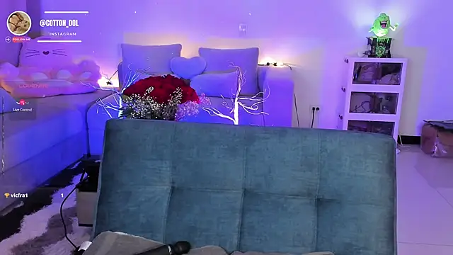 Snapshot of Cotton_dollie chatting on February 19, 11:18 am Cotton dollie online show from February 19, 11:18 am