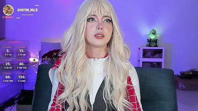 Snapshot of Cotton_dollie chatting on February 23, 11:11 am Cotton dollie online show from February 23, 11:11 am