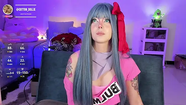 Snapshot of Cotton_dollie chatting on February 20, 11:23 am Cotton dollie online show from February 20, 11:23 am