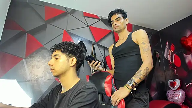 Snapshot of Gay_Red_Room chatting on February 18, 2:53 am Gay Red Room online show from February 18, 2:53 am