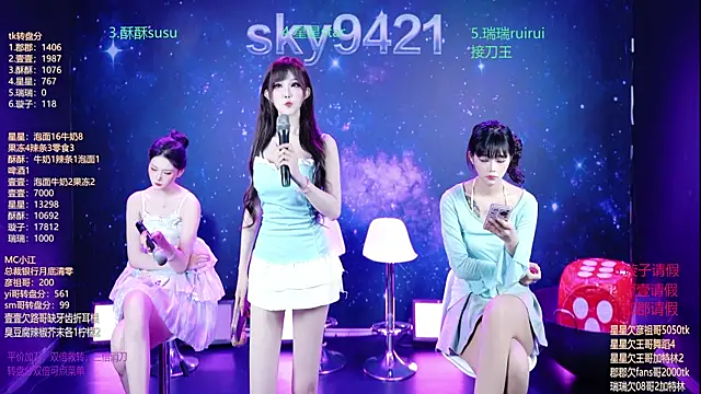 SKY9421 online show from April 13, 3:38 pm