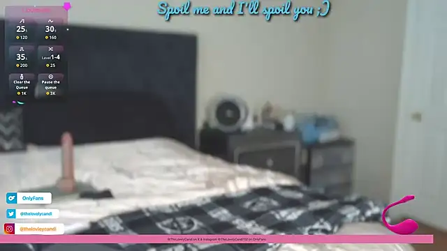 TheLovelyCandi online show from March 13, 12:15 am