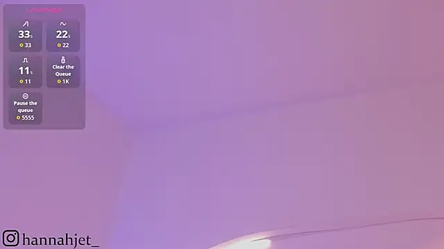 hannah jet online show from May 15, 7:34 pm