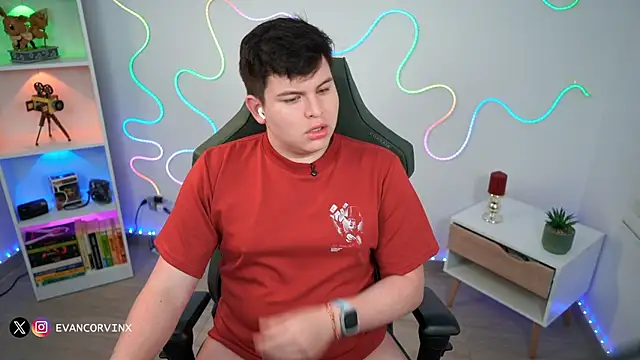 Snapshot of EvanCorvinx chatting on February 28, 9:36 pm EvanCorvinx online show from February 28, 9:36 pm