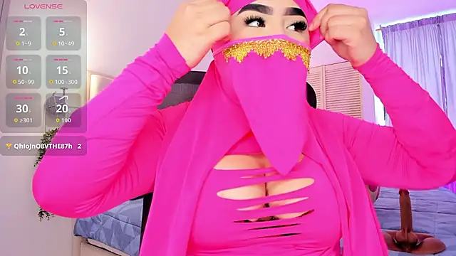 Yasmin cute online show from April 6, 8:43 pm