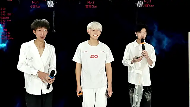 Snapshot of AOA-boy chatting on March 3, 12:06 am AOA-boy online show from March 3, 12:06 am