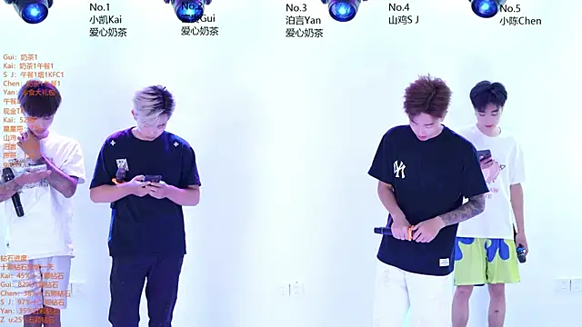 Snapshot of AOA-boy chatting on June 11, 1:16 am AOA-boy online show from June 11, 1:16 am
