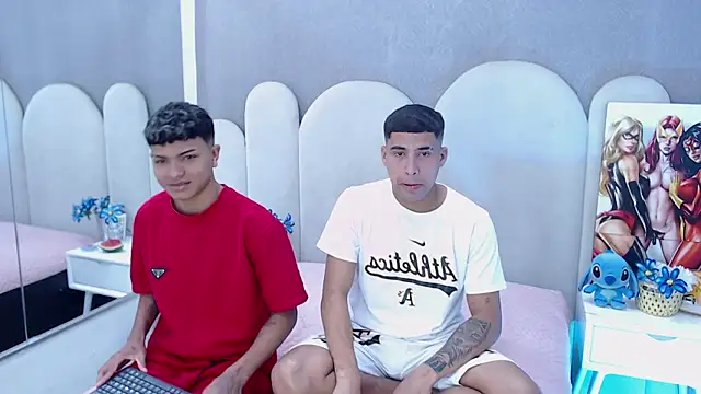 Snapshot of party_duo_boys chatting on February 28, 3:39 am party duo boys online show from February 28, 3:39 am