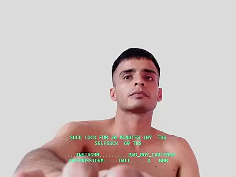 Bad Boy Carter69 online show from April 14, 5:07 pm