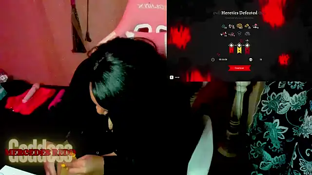 Snapshot of Goddess_MercedesRedd chatting on May 4, 2:09 pm Goddess MercedesRedd online show from May 4, 2:09 pm