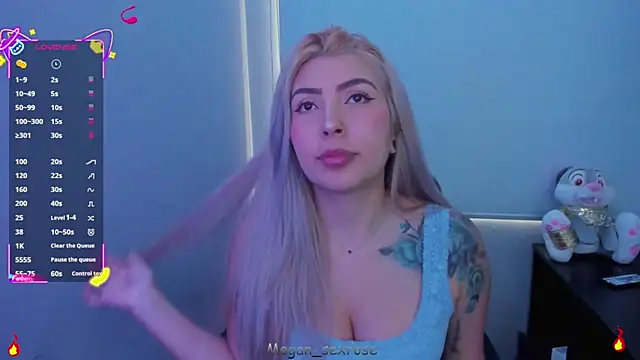 Megan sexrosse online show from March 18, 8:53 pm