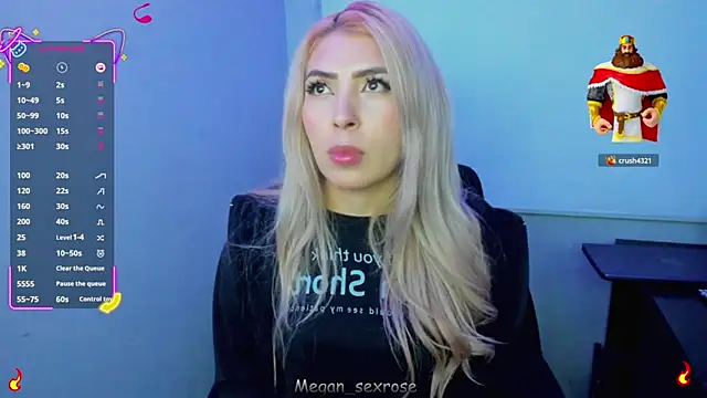 Megan sexrosse online show from March 27, 4:43 am