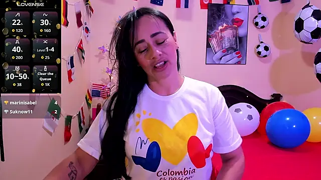Snapshot of sara_florez12 chatting on July 3, 11:17 am sara florez12 online show from July 3, 11:17 am