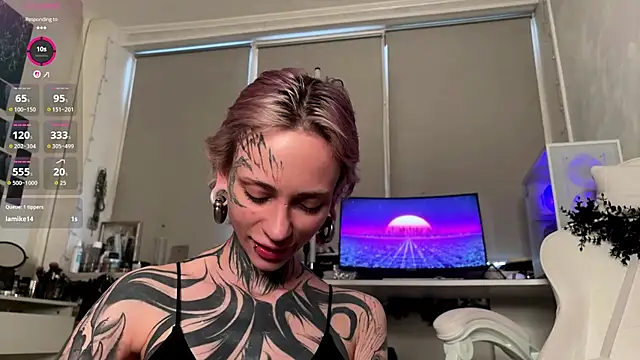 KizzieSherbert online show from April 19, 4:19 pm