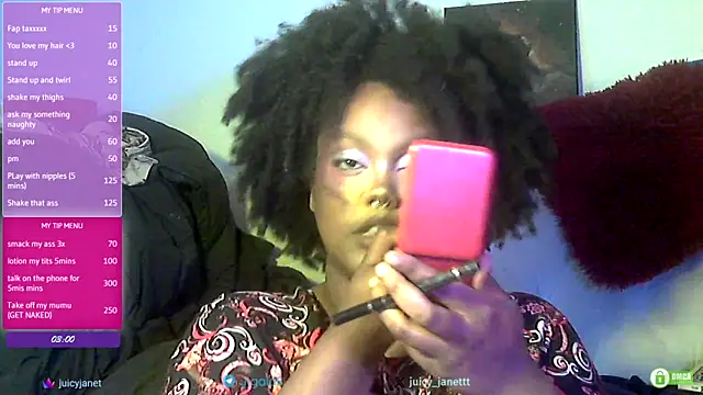 juicy janet online show from March 23, 6:19 pm