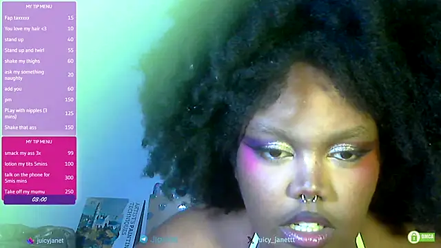 juicy janet online show from March 21, 5:39 pm