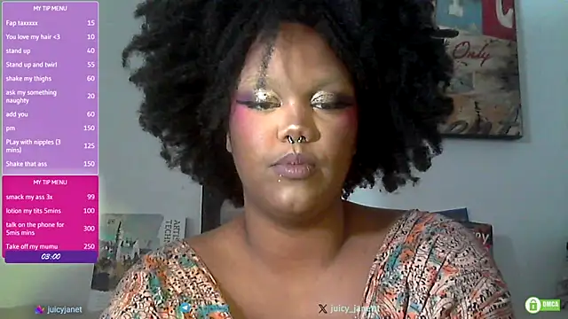 juicy janet online show from March 18, 6:31 pm