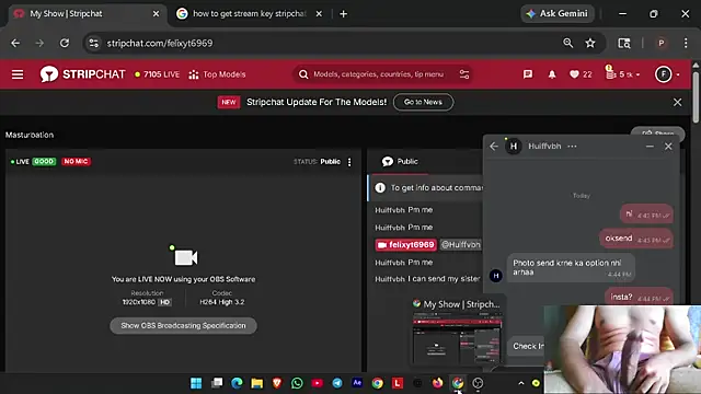 felixyt6969 online show from April 15, 11:16 am