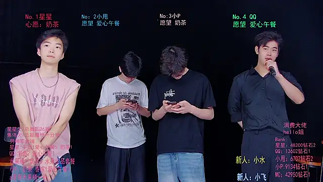 Snapshot of KOboys-818 chatting on June 8, 3:18 am KOboys-818 online show from June 8, 3:18 am