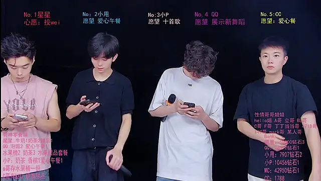Snapshot of KOboys-818 chatting on June 27, 3:23 am KOboys-818 online show from June 27, 3:23 am