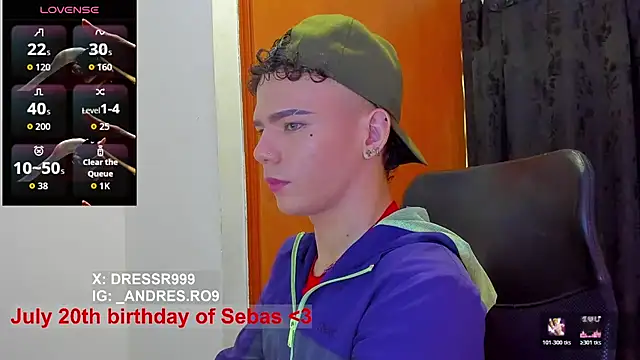 Snapshot of sebascuterouss chatting on July 14, 12:44 pm sebascuterouss online show from July 14, 12:44 pm