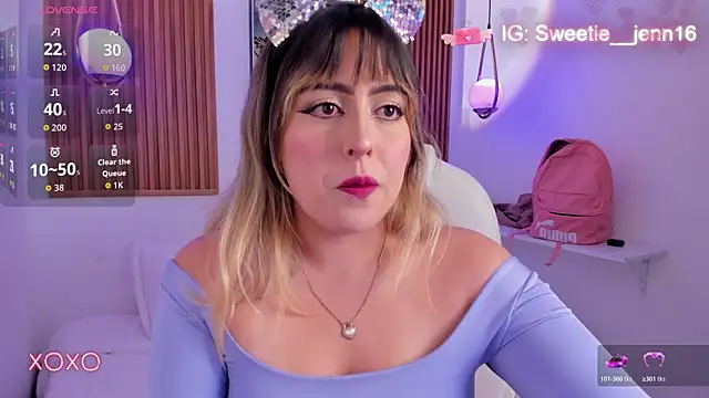 Snapshot of jenny_Dream_ chatting on June 14, 9:49 pm jenny Dream online show from June 14, 9:49 pm